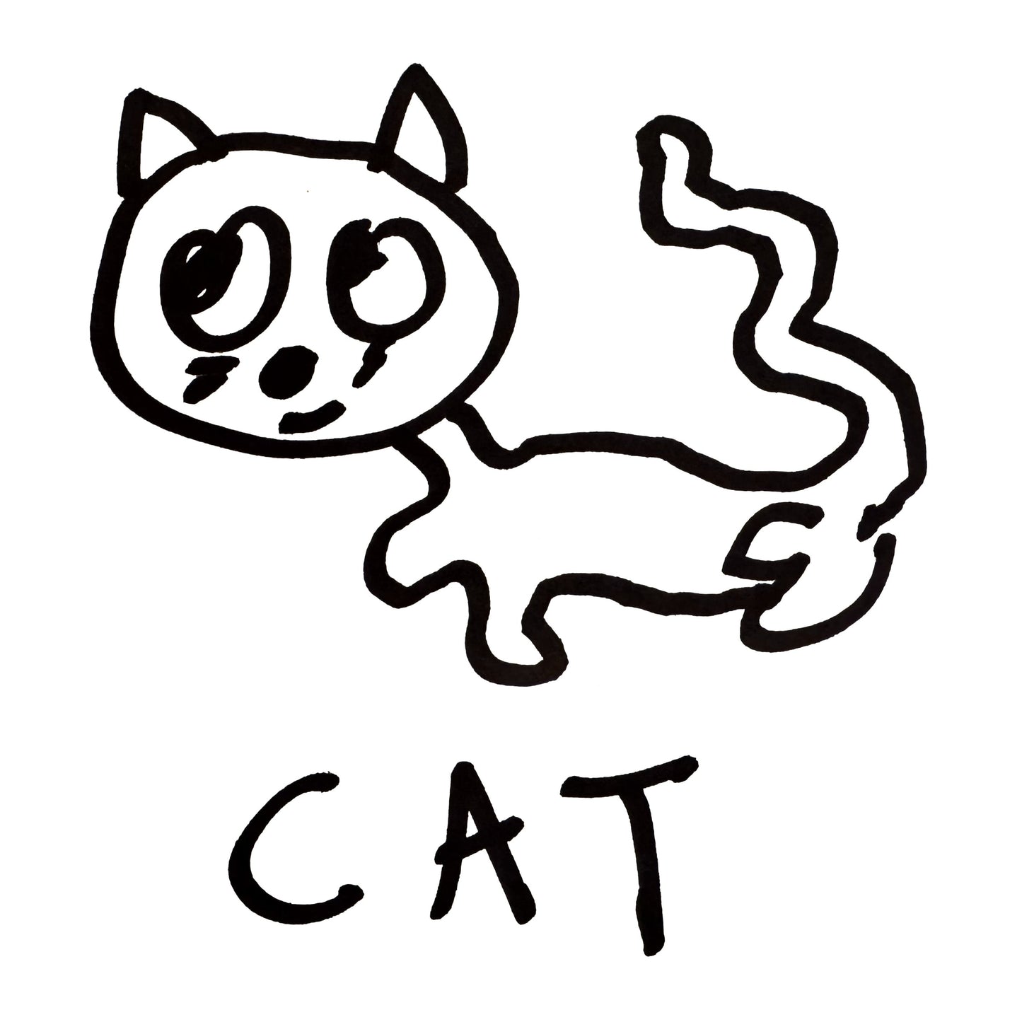 Cat - Long Sleeve Tee