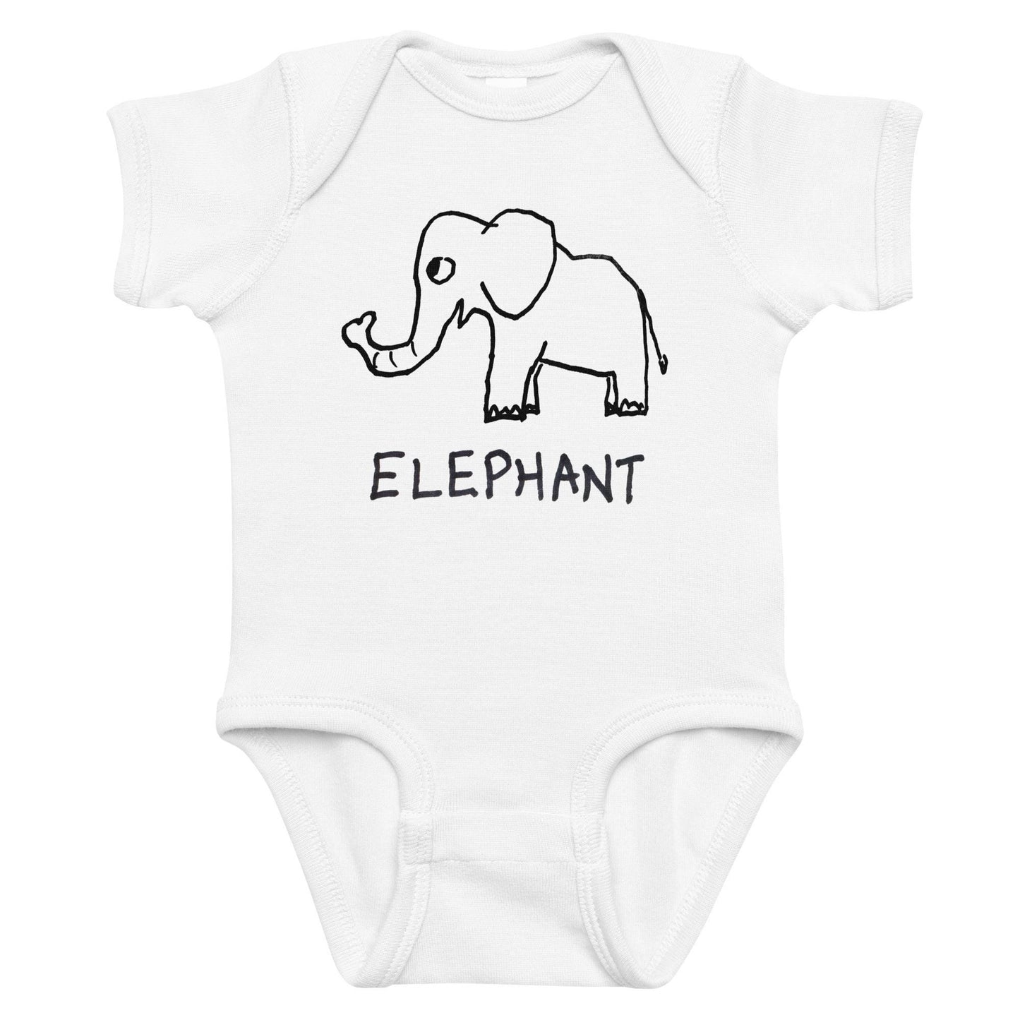 Elephant - Baby Onesie