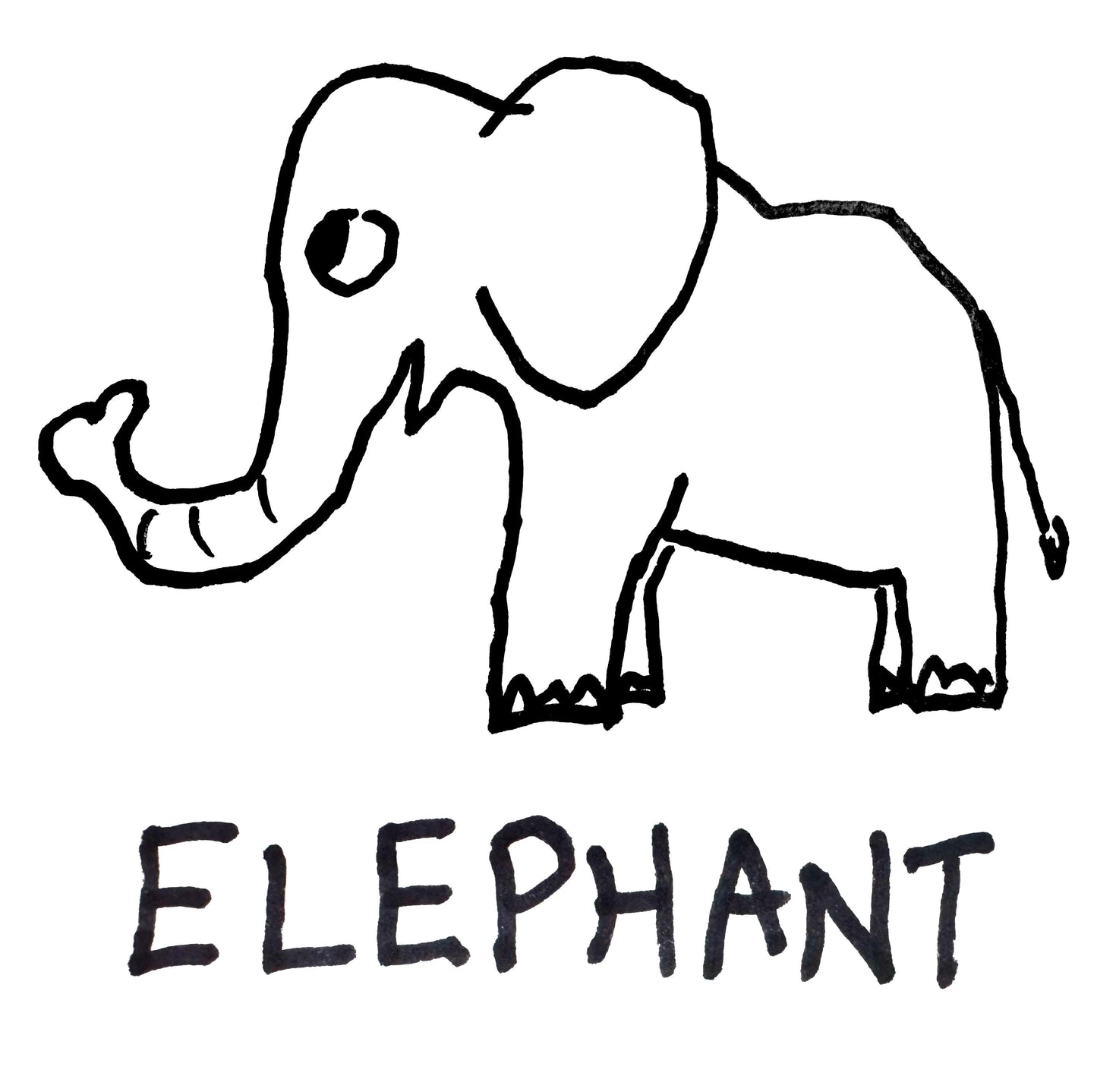 Elephant - Toddler Tee