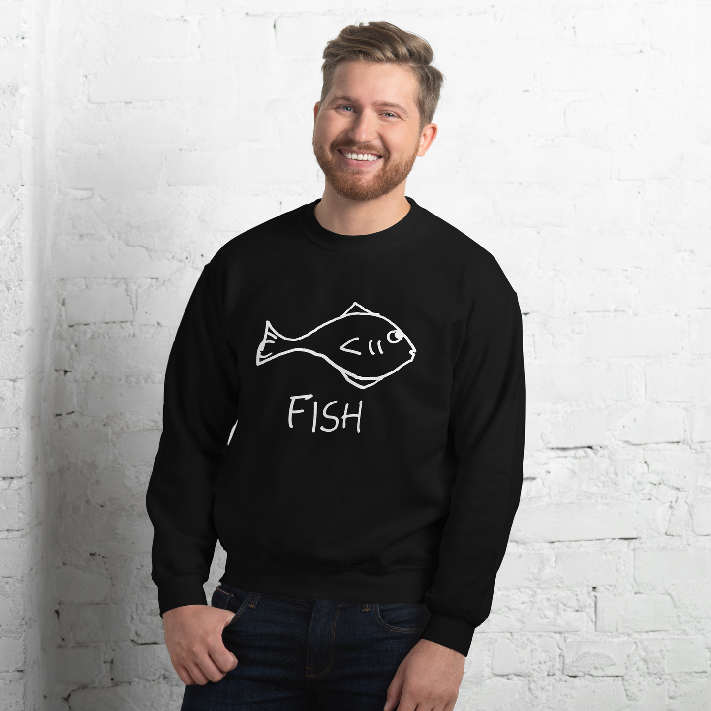 Fish - Crewneck Sweatshirt