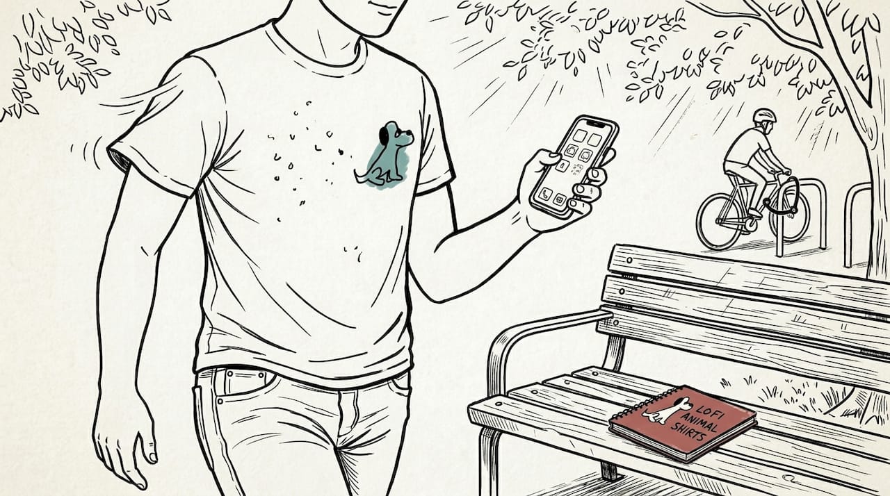 How t-shirts became icons of minimalism and quirky expression - LoFi Animal Shirts