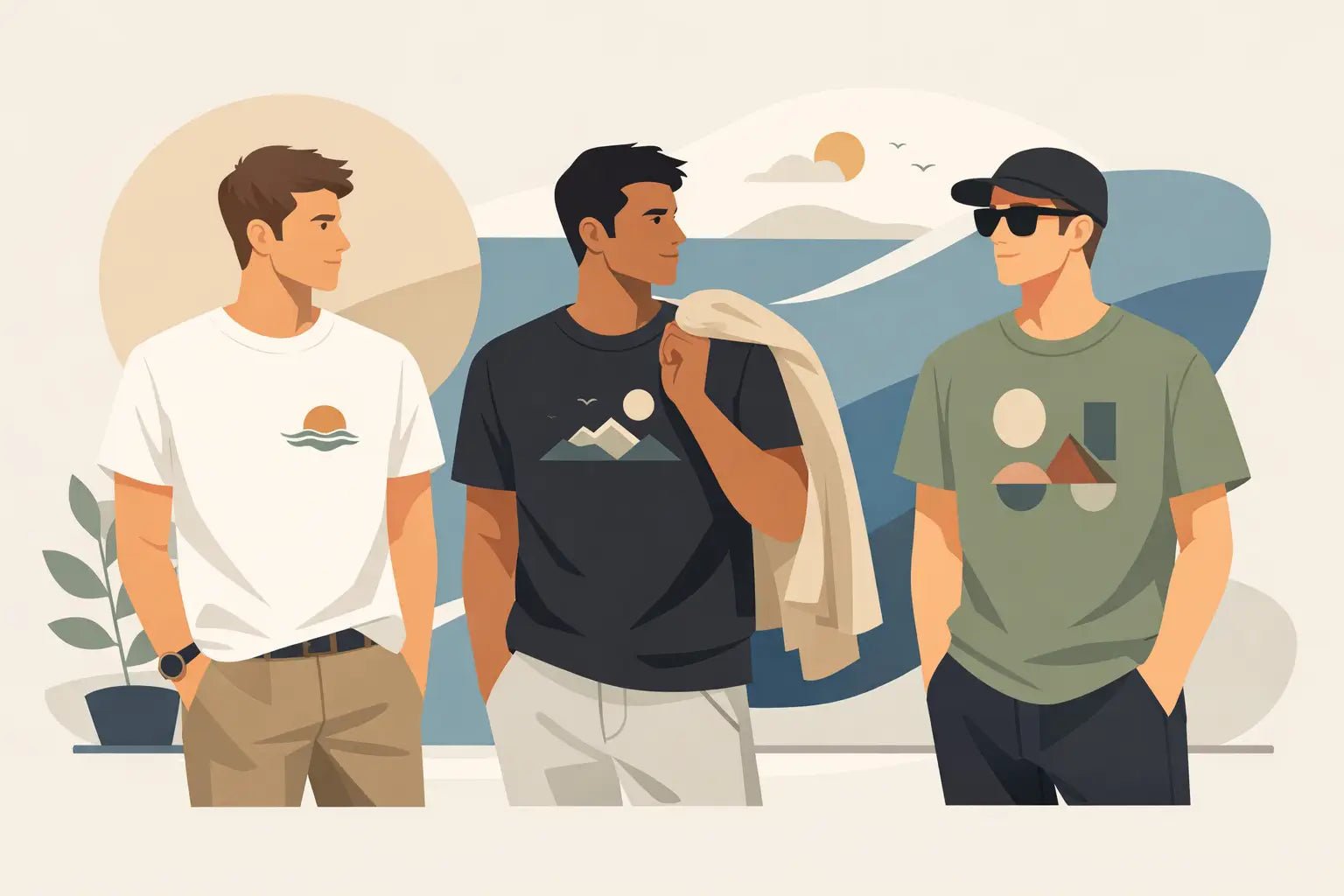 How to Wear Minimalist Graphic Tees Well - LoFi Animal Shirts
