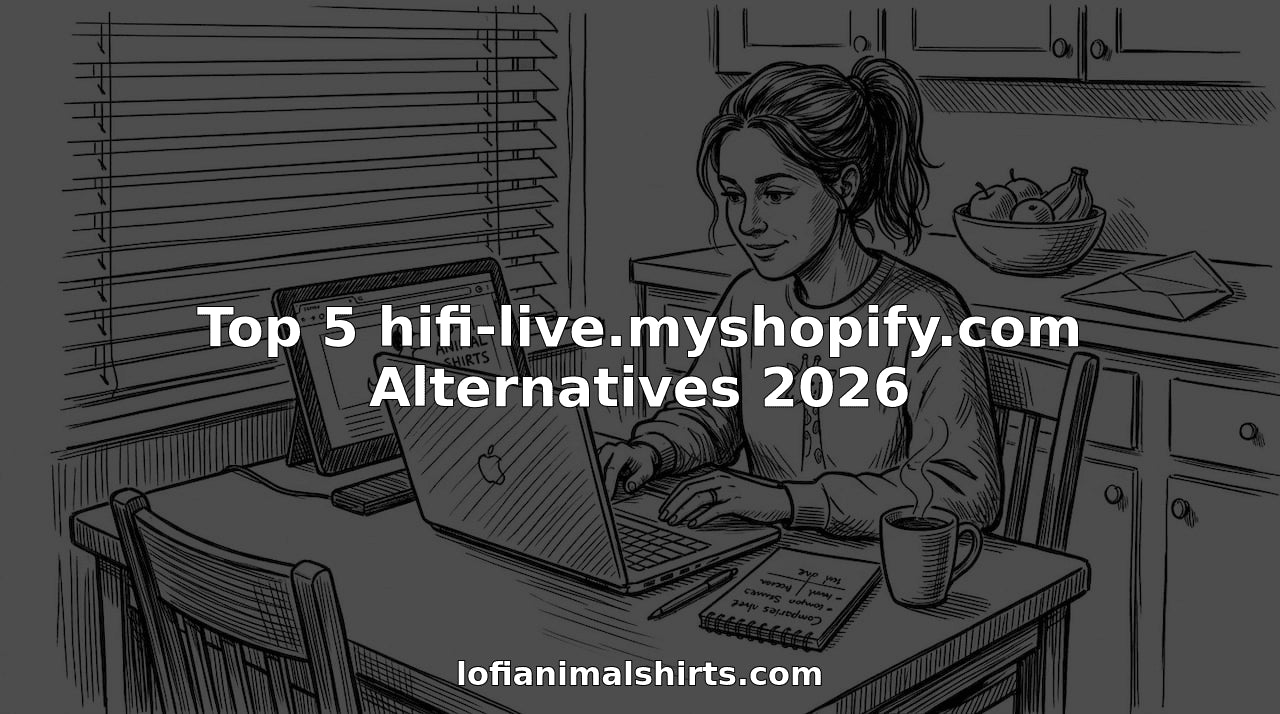 Top 5 hifi-live.myshopify.com Alternatives 2026 - LoFi Animal Shirts