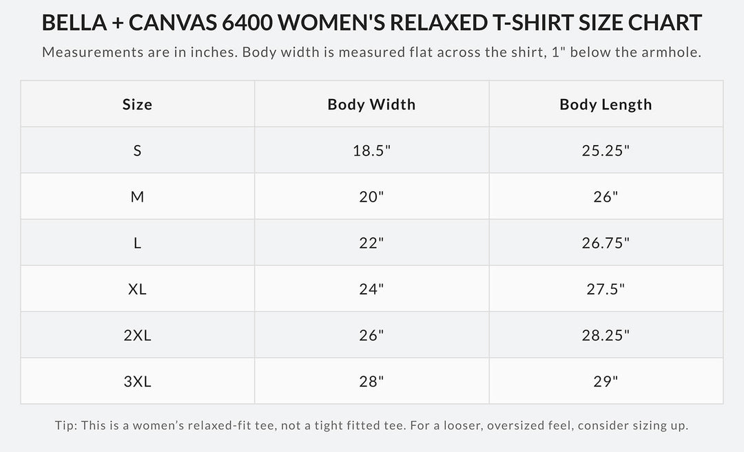 Bella + Canvas 6400 women&