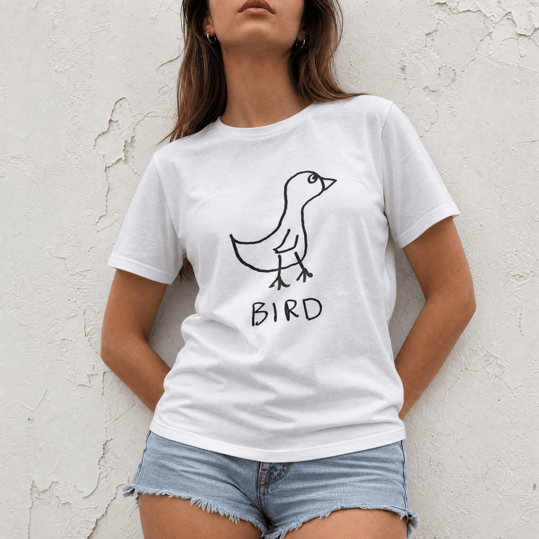 Woman torso shot in a lo-fi Bird Women&
