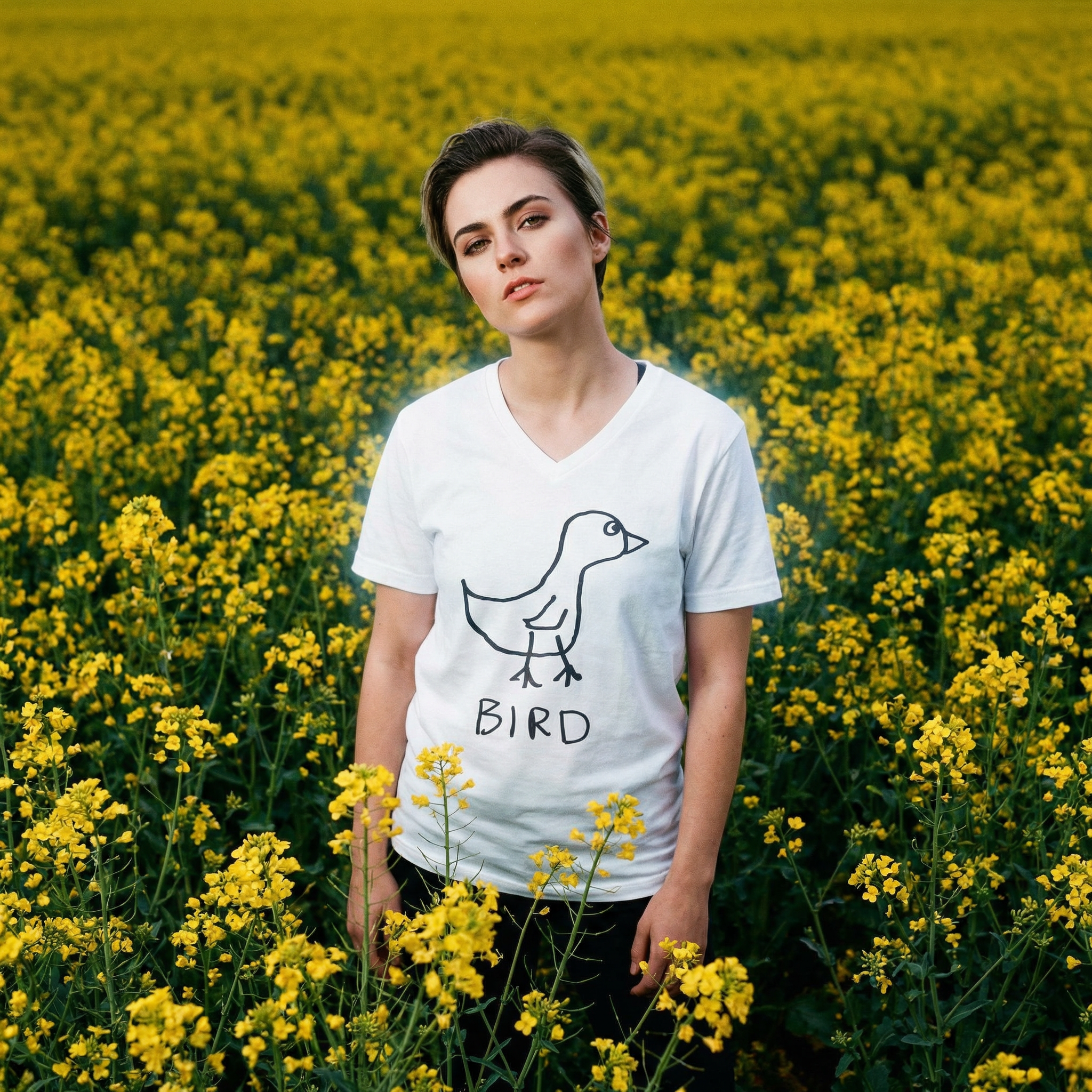 Bird - Unisex V-neck Tee
