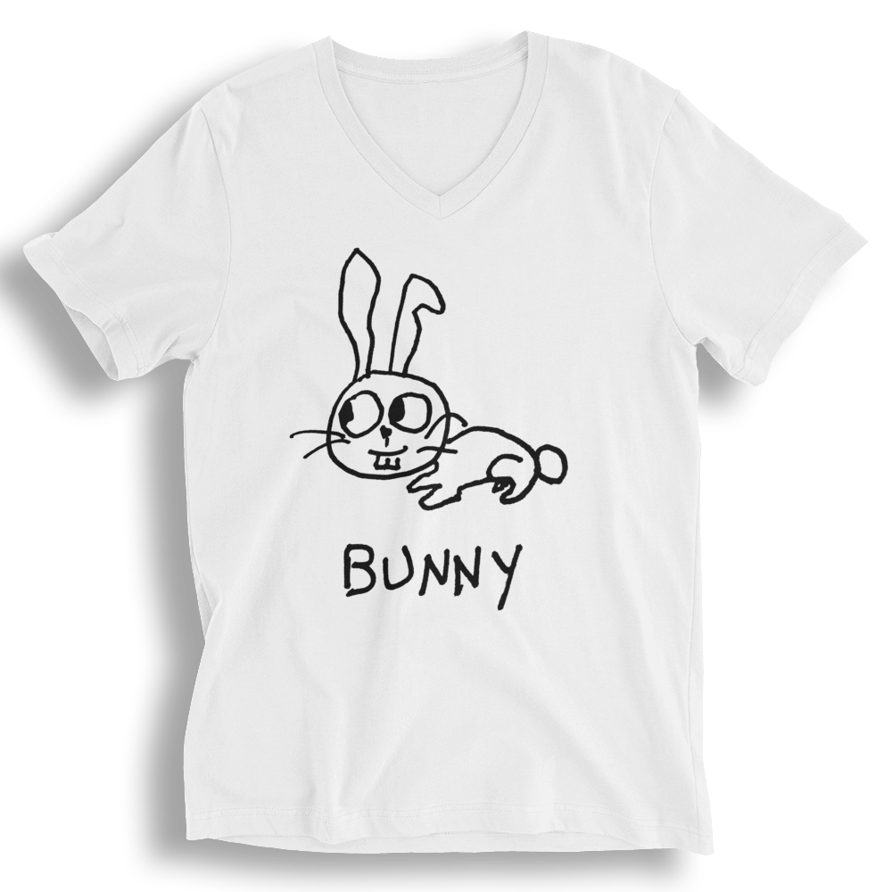 Bunny - Unisex V-neck Tee