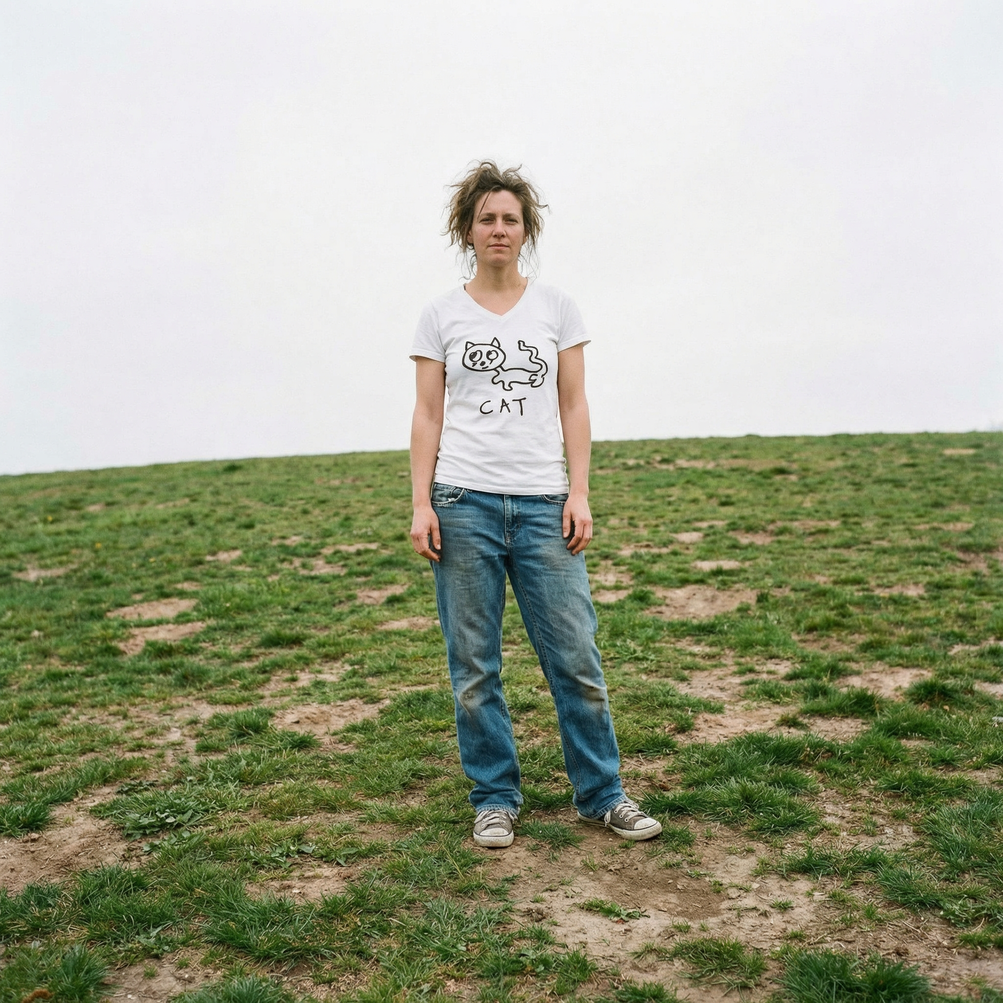 Cat - Unisex V-neck Tee