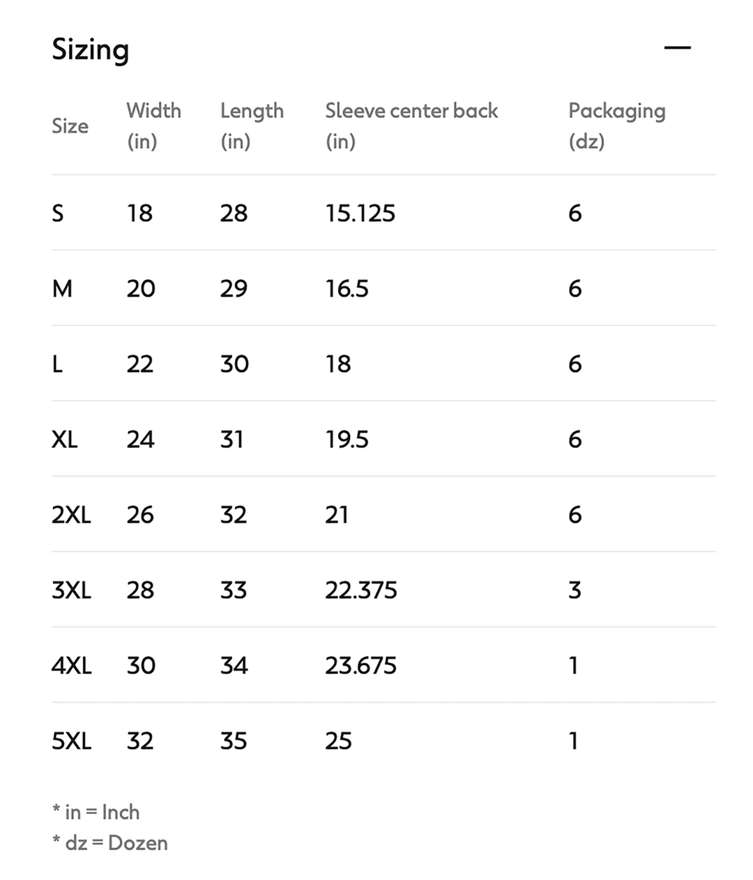 Size guide for the Gildan 5000 Classic Tee – LoFi Animal Shirts