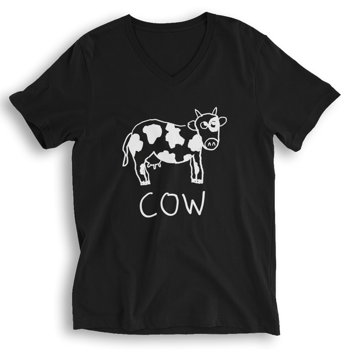 Cow - V-Neck T-Shirt
