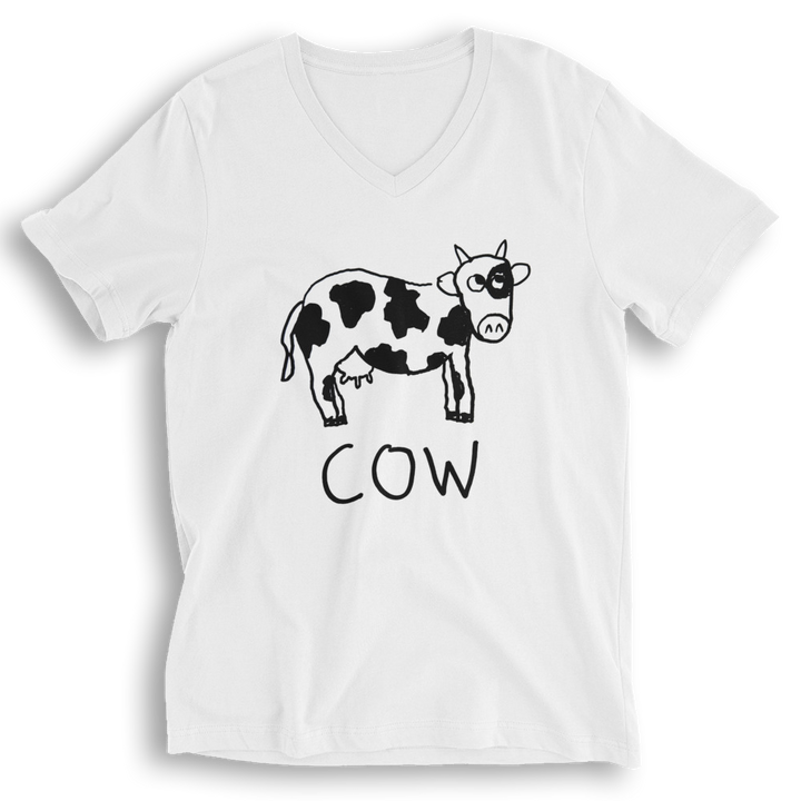 Cow - V-Neck T-Shirt