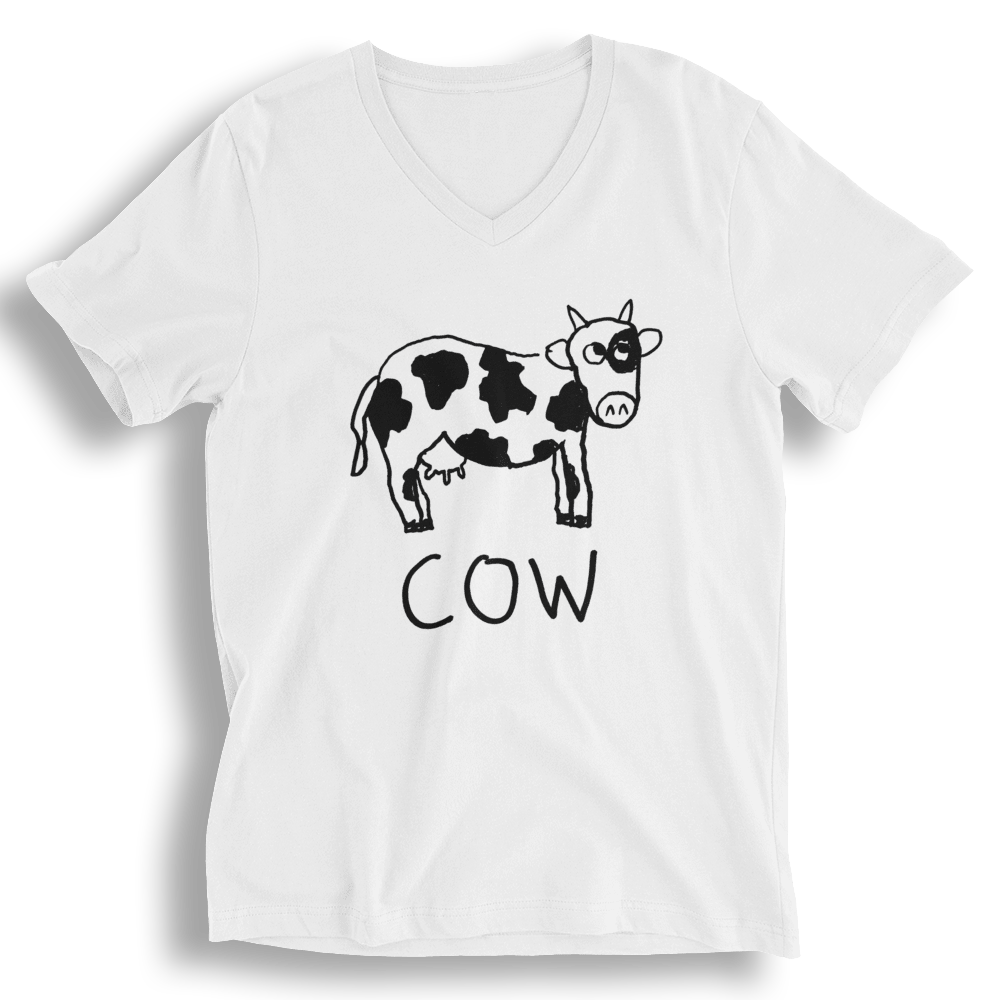 Cow - Unisex V-neck Tee