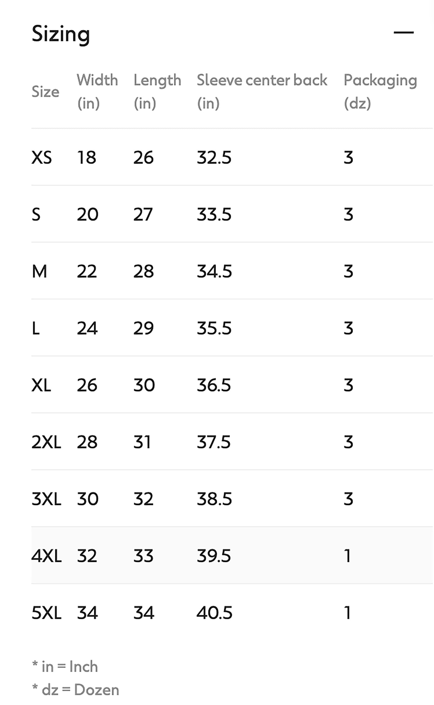 Size chart for Gildan 18000 crewneck sweatshirt – LoFi Animal Shirts