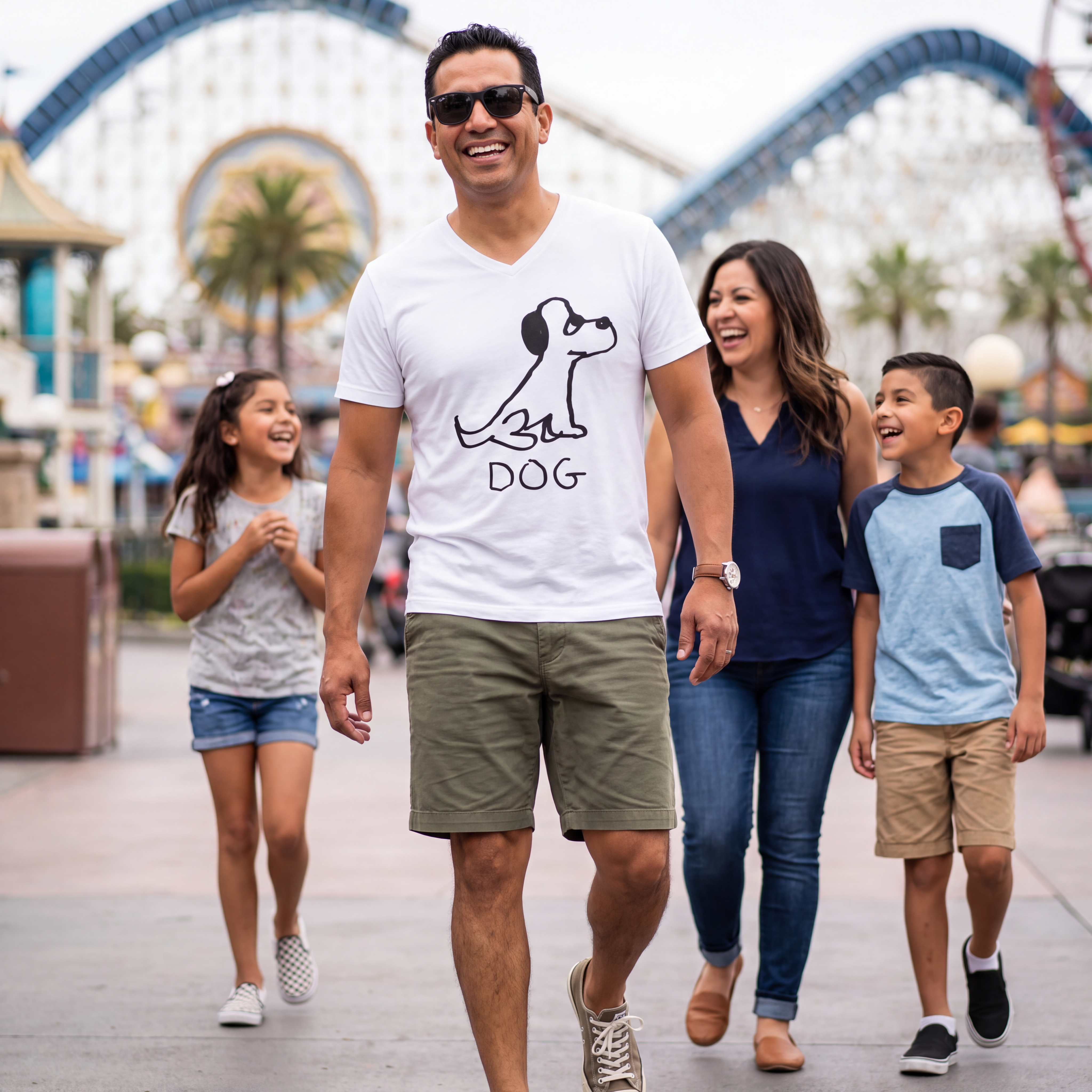 Dog - Unisex V-neck Tee