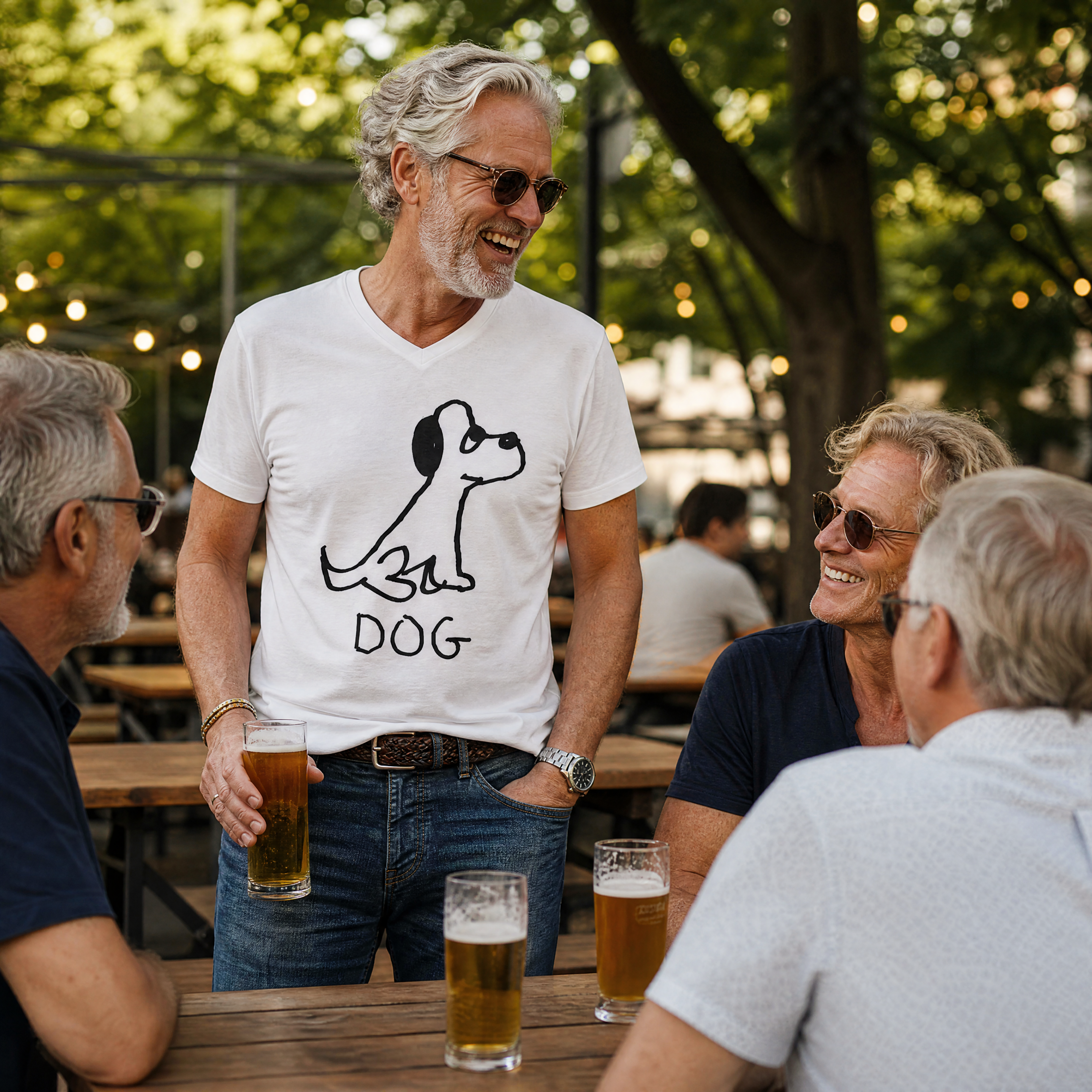 Dog - Unisex V-neck Tee