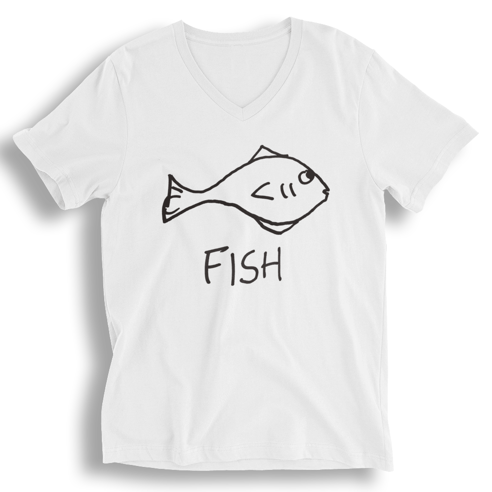 Fish - Unisex V-neck Tee