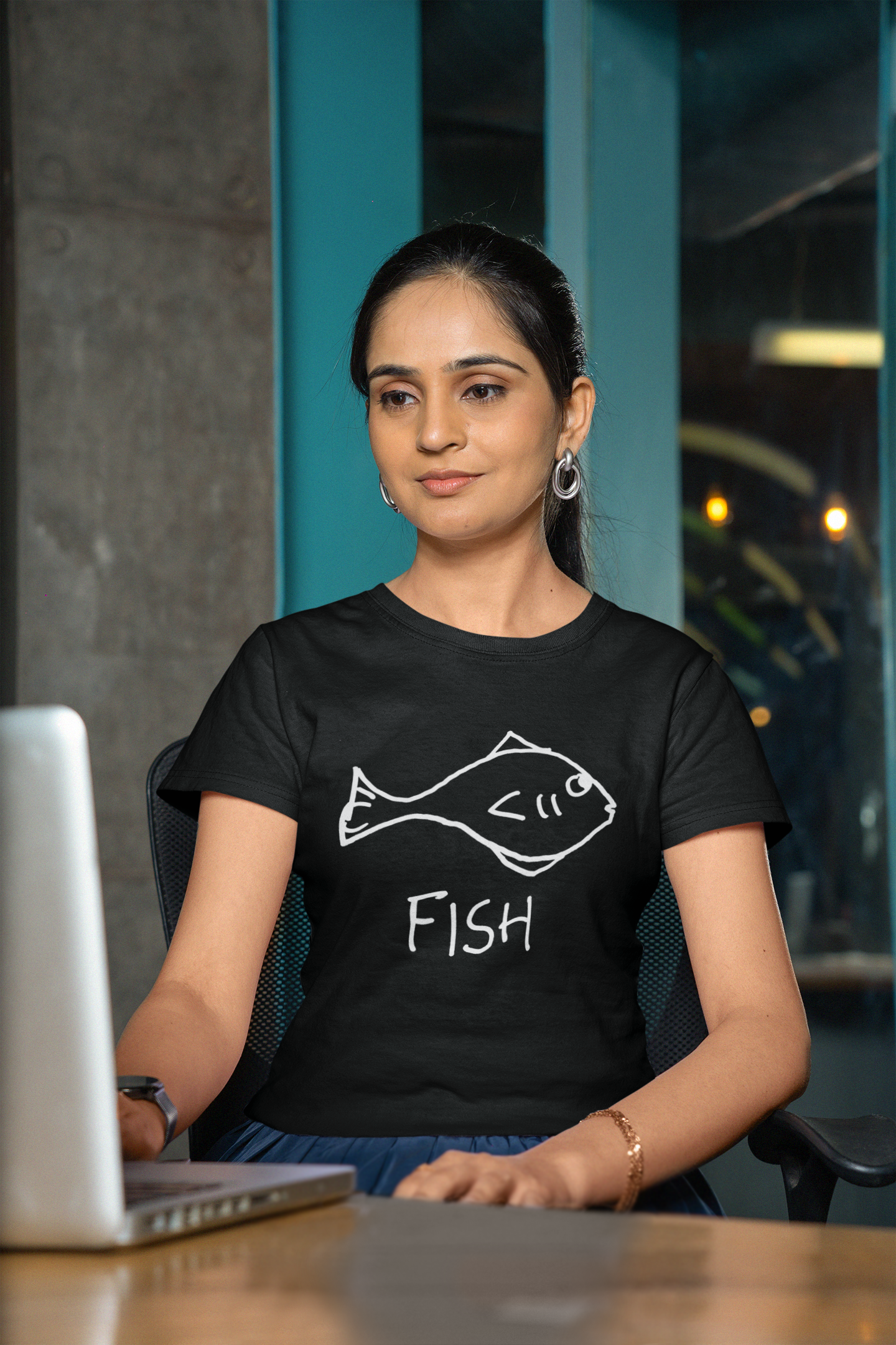 Fish - Womens' Fitted Tee