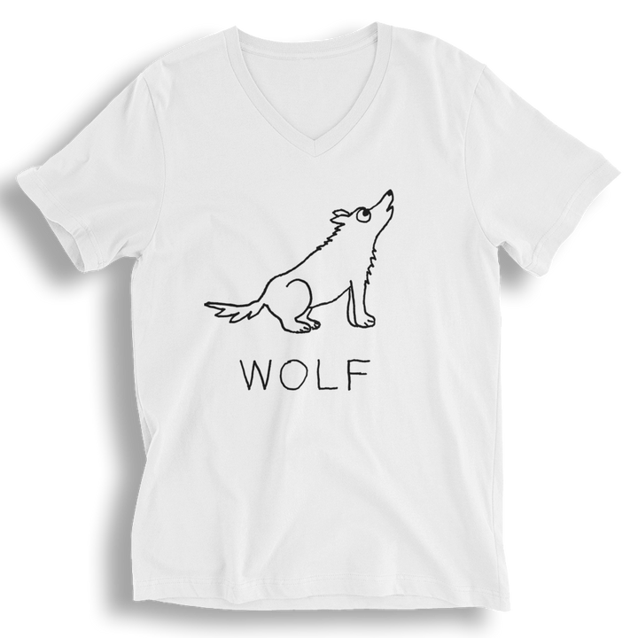 Wolf - Unisex V-neck Tee