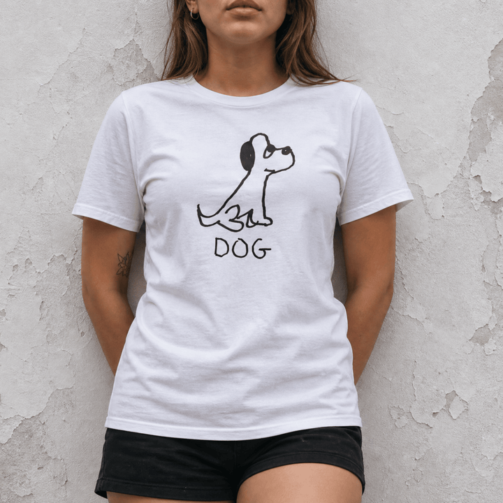 Woman street-style torso shot in a lo-fi Dog Women&