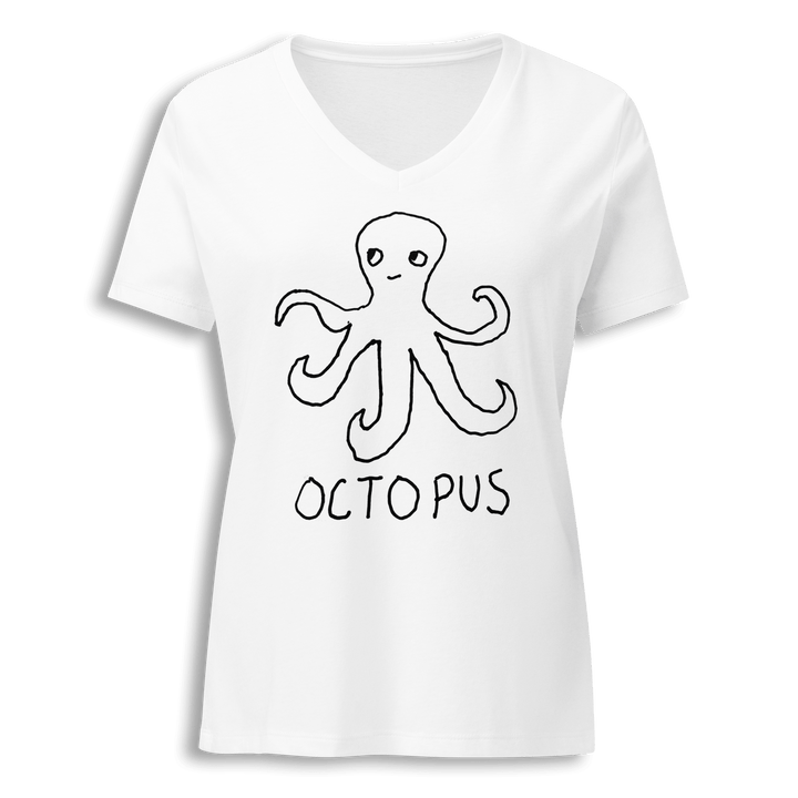 Octopus - V-Neck Tee