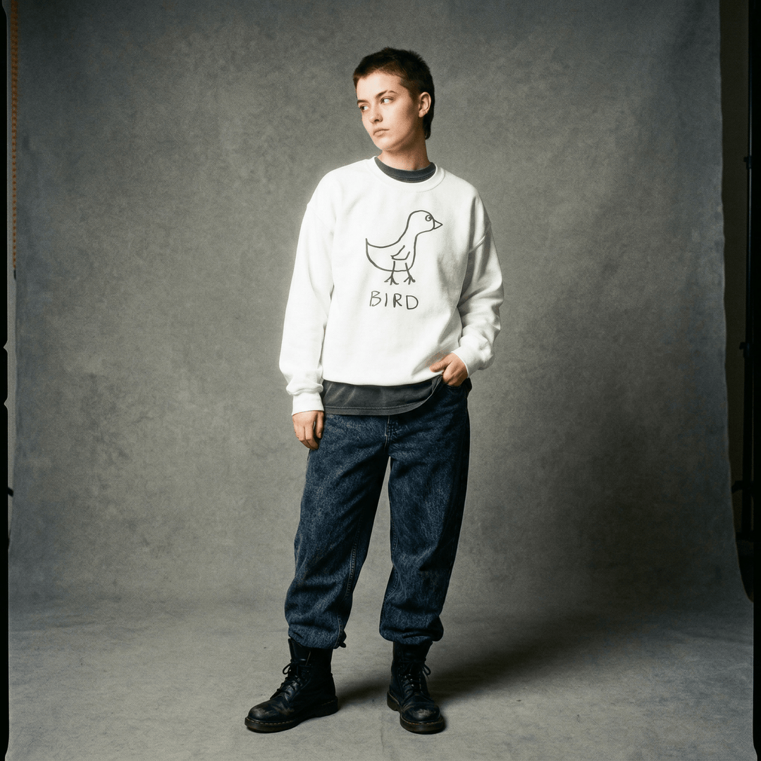 Bird - Crewneck Sweatshirt - LoFi Animal Shirts