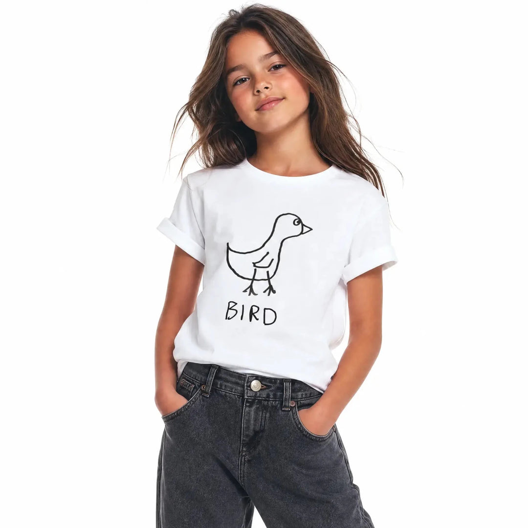 Bird - Kids Tee - LoFi Animal Shirts