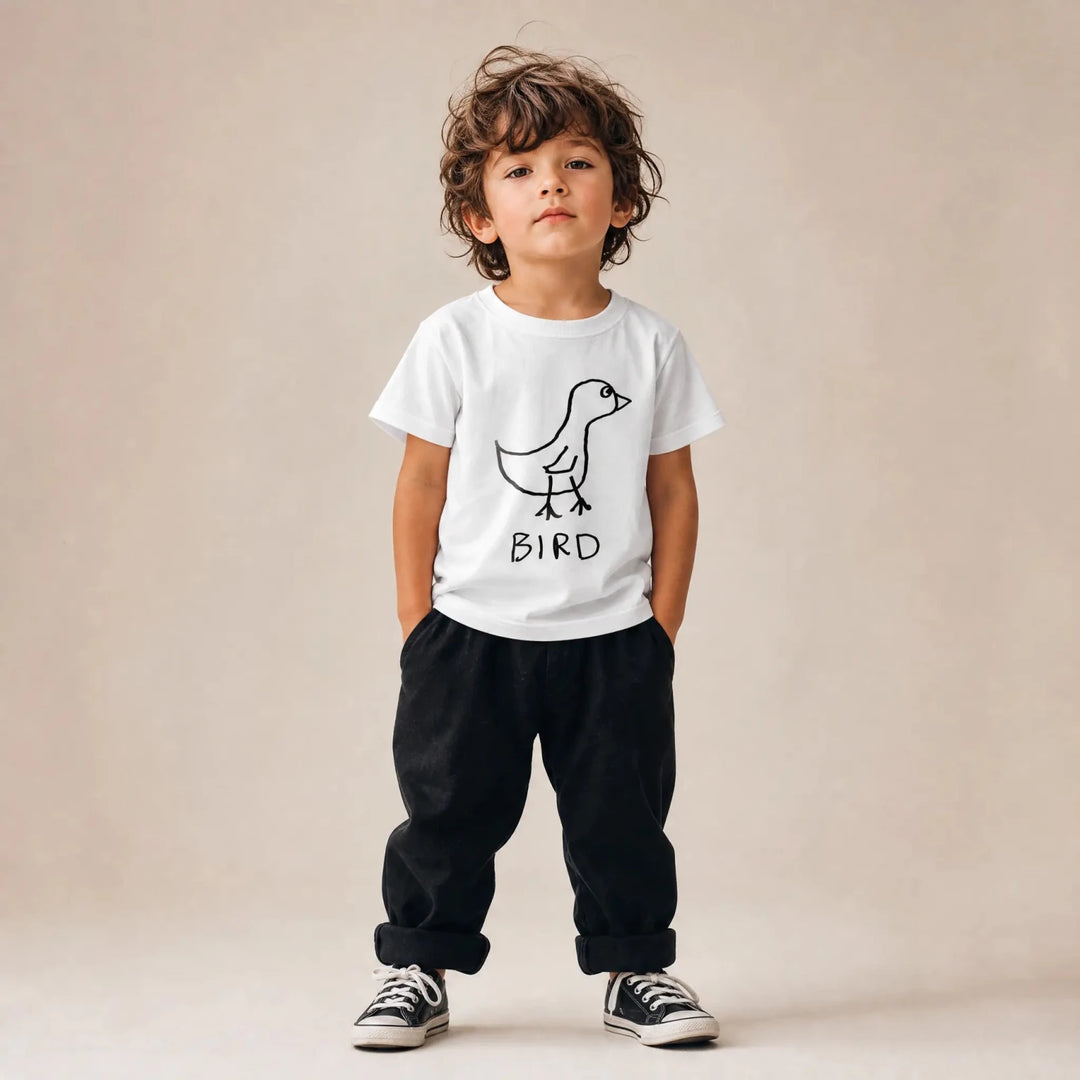 Bird - Kids Tee - LoFi Animal Shirts