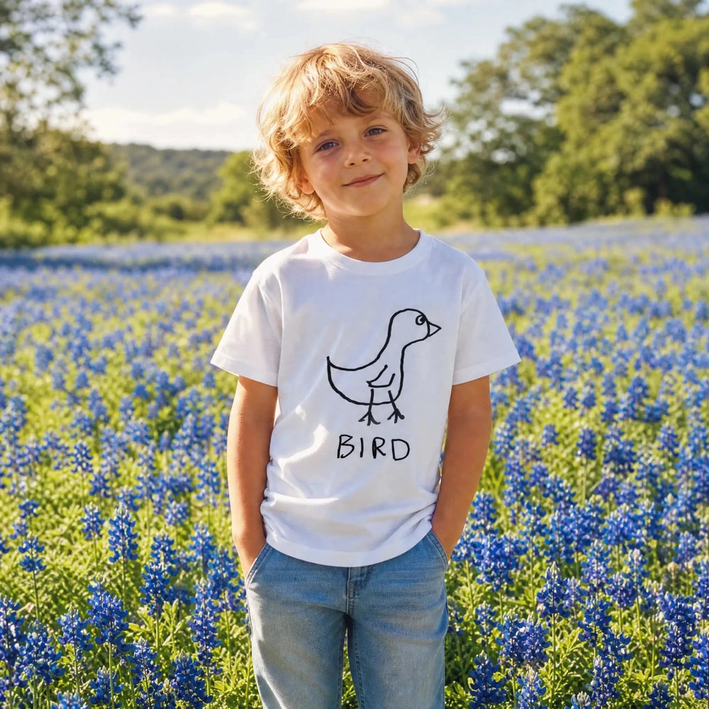 Bird - Kids Tee - LoFi Animal Shirts