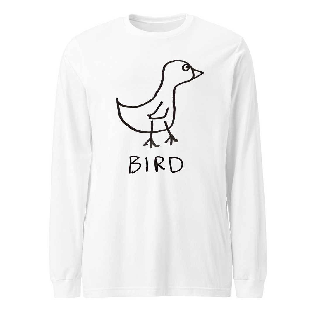 Bird - Long Sleeve Tee - LoFi Animal Shirts