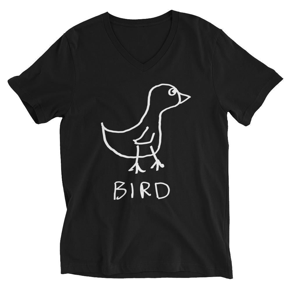 Bird - V - Neck T-Shirt - LoFi Animal Shirts