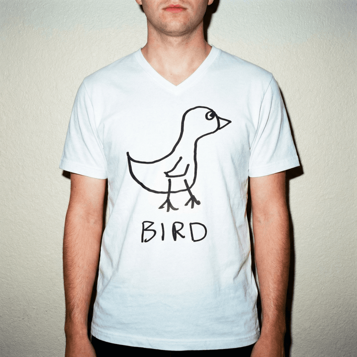 Bird - V - Neck T-Shirt - LoFi Animal Shirts