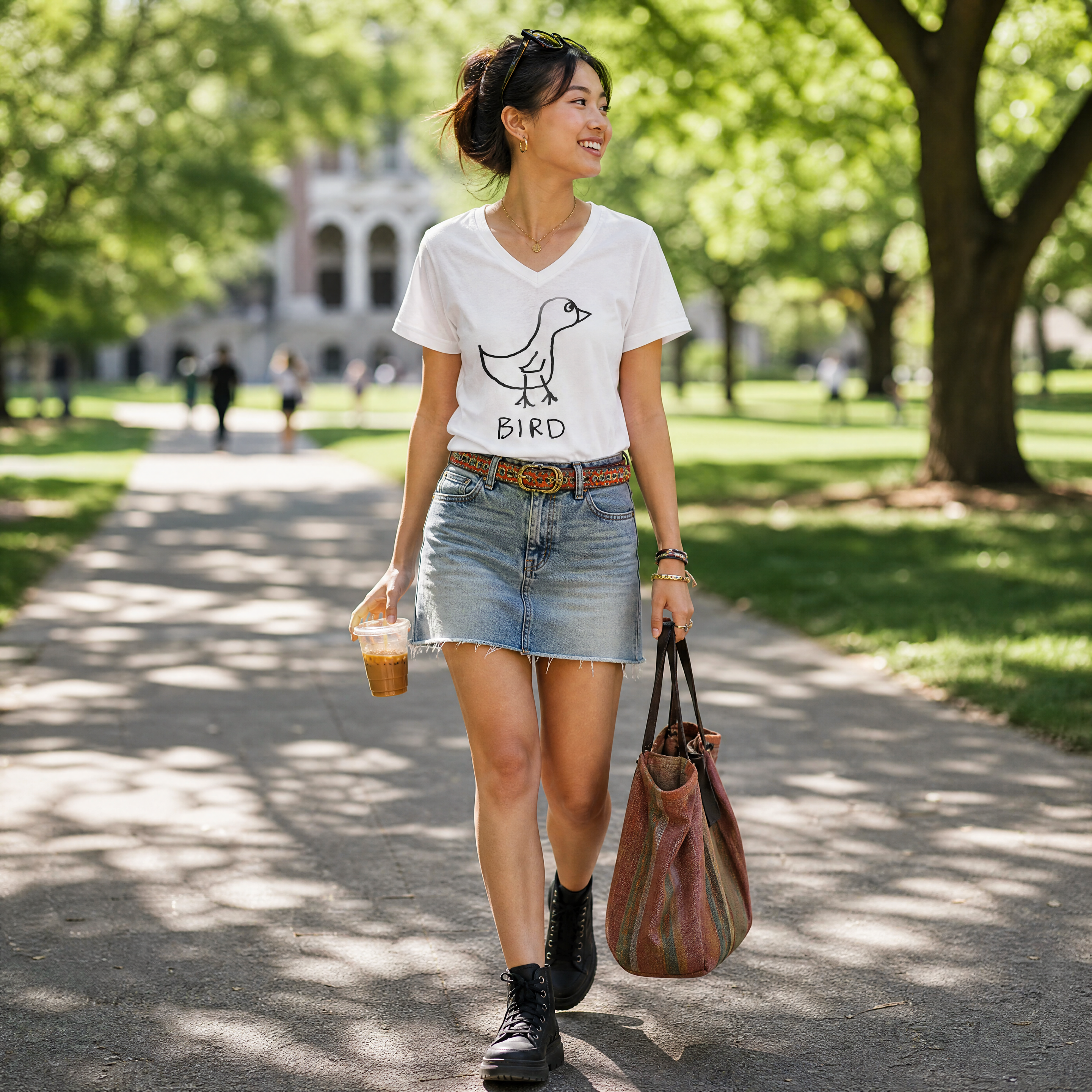 Bird - Unisex V-neck Tee