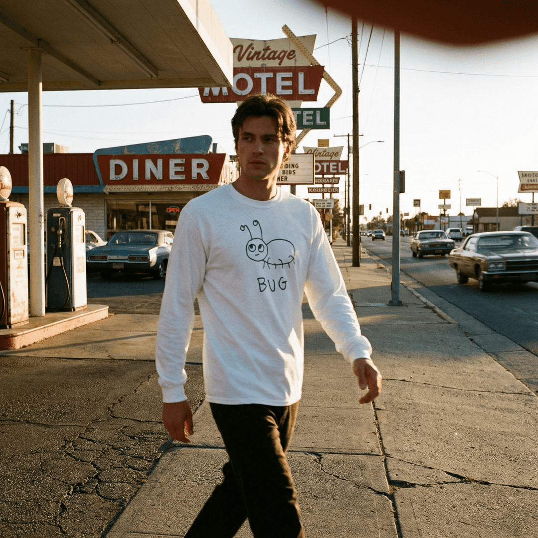 Bug - Long Sleeve Tee - LoFi Animal Shirts
