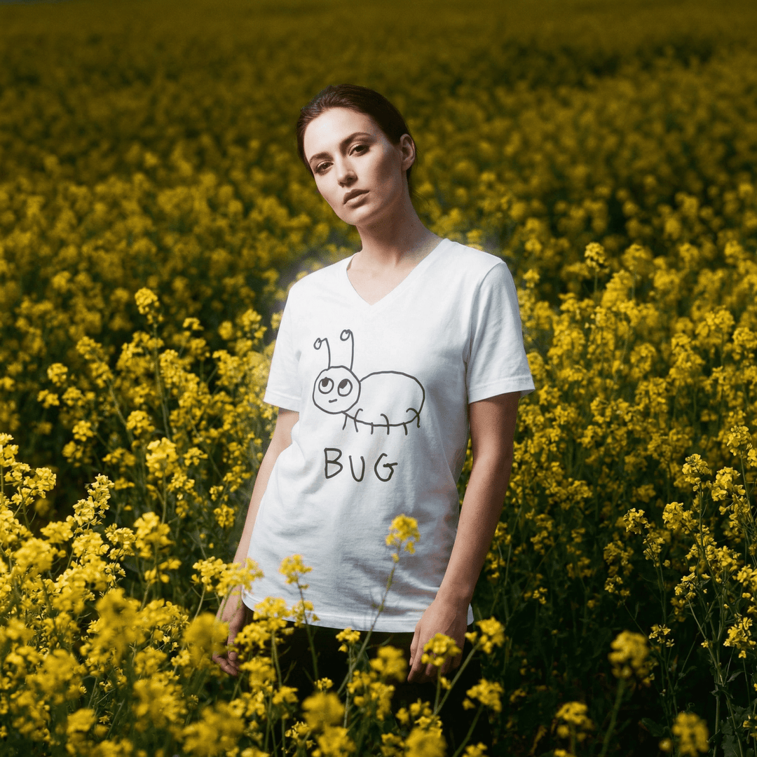 Bug - V - Neck T-Shirt - LoFi Animal Shirts