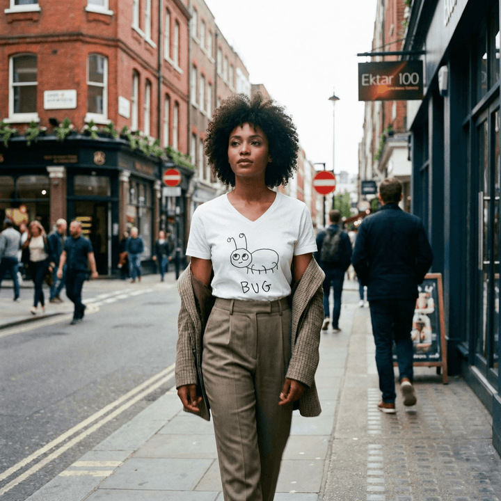 Bug - V - Neck T-Shirt - LoFi Animal Shirts