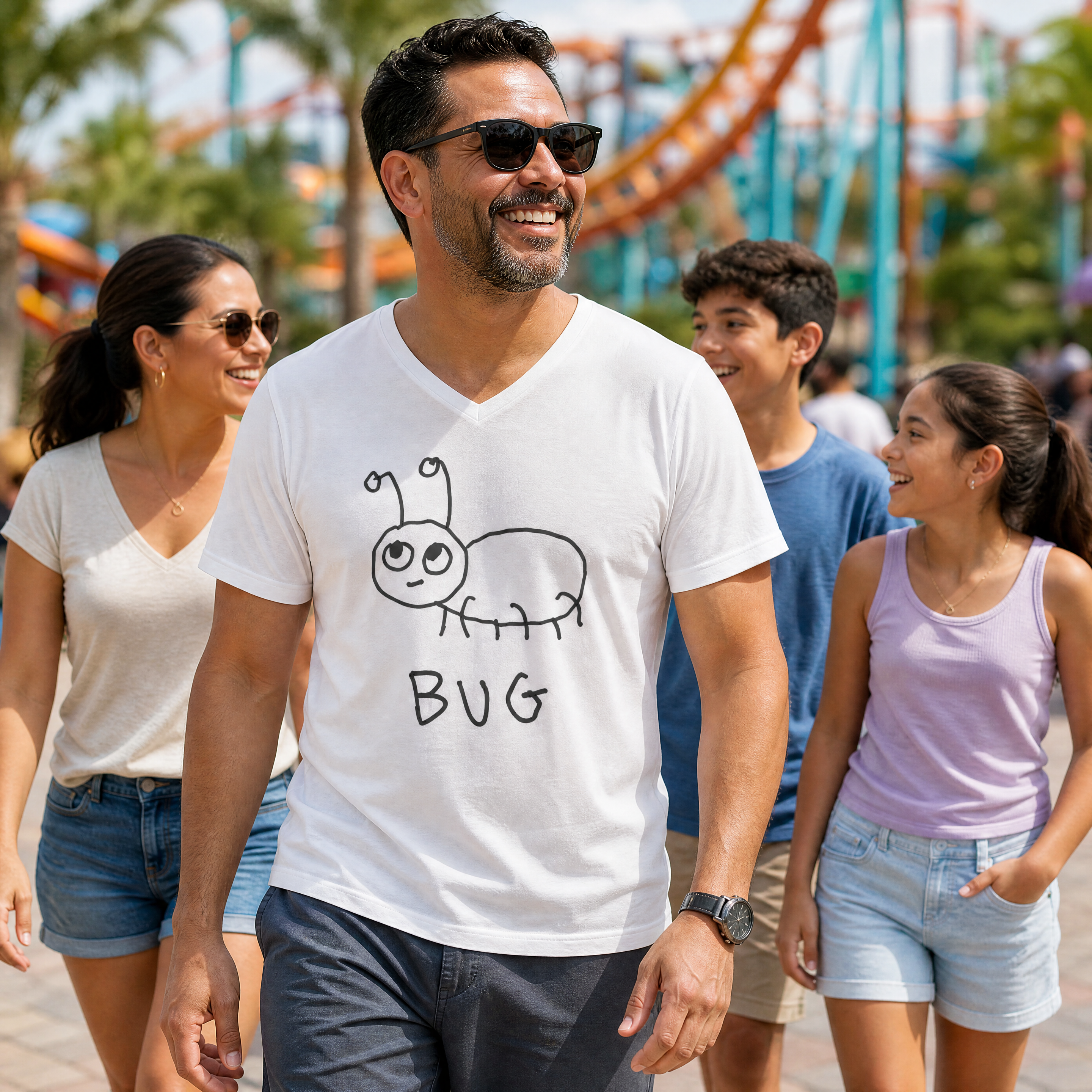 Bug - Unisex V-neck Tee