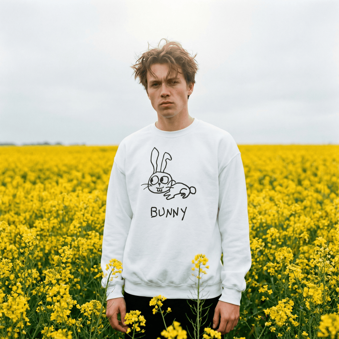 Bunny - Crewneck Sweatshirt - LoFi Animal Shirts