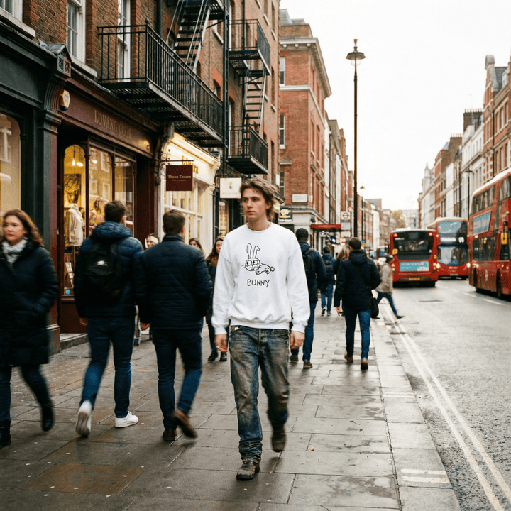 Bunny - Crewneck Sweatshirt - LoFi Animal Shirts