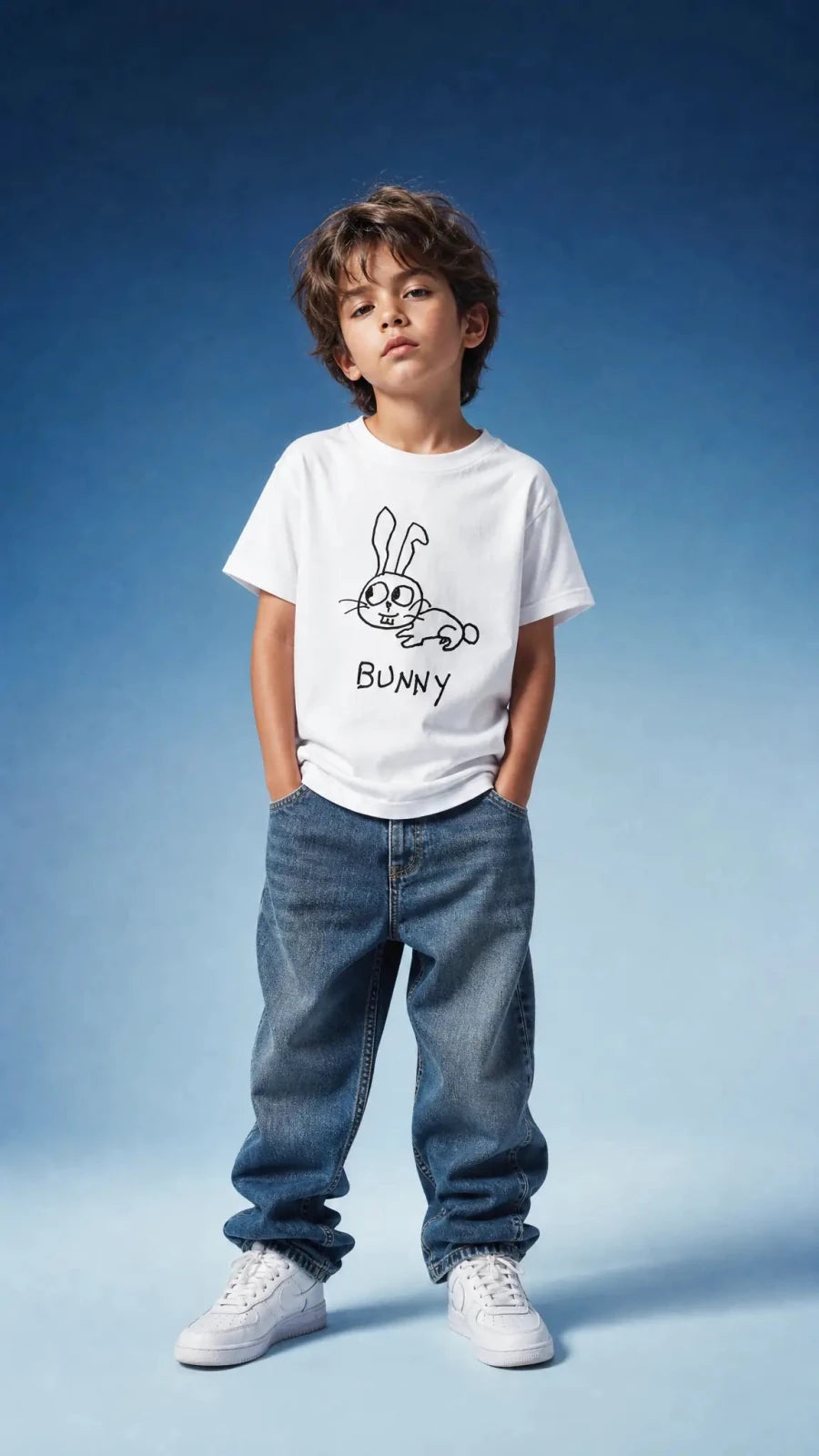 Bunny - Kids Tee - LoFi Animal Shirts