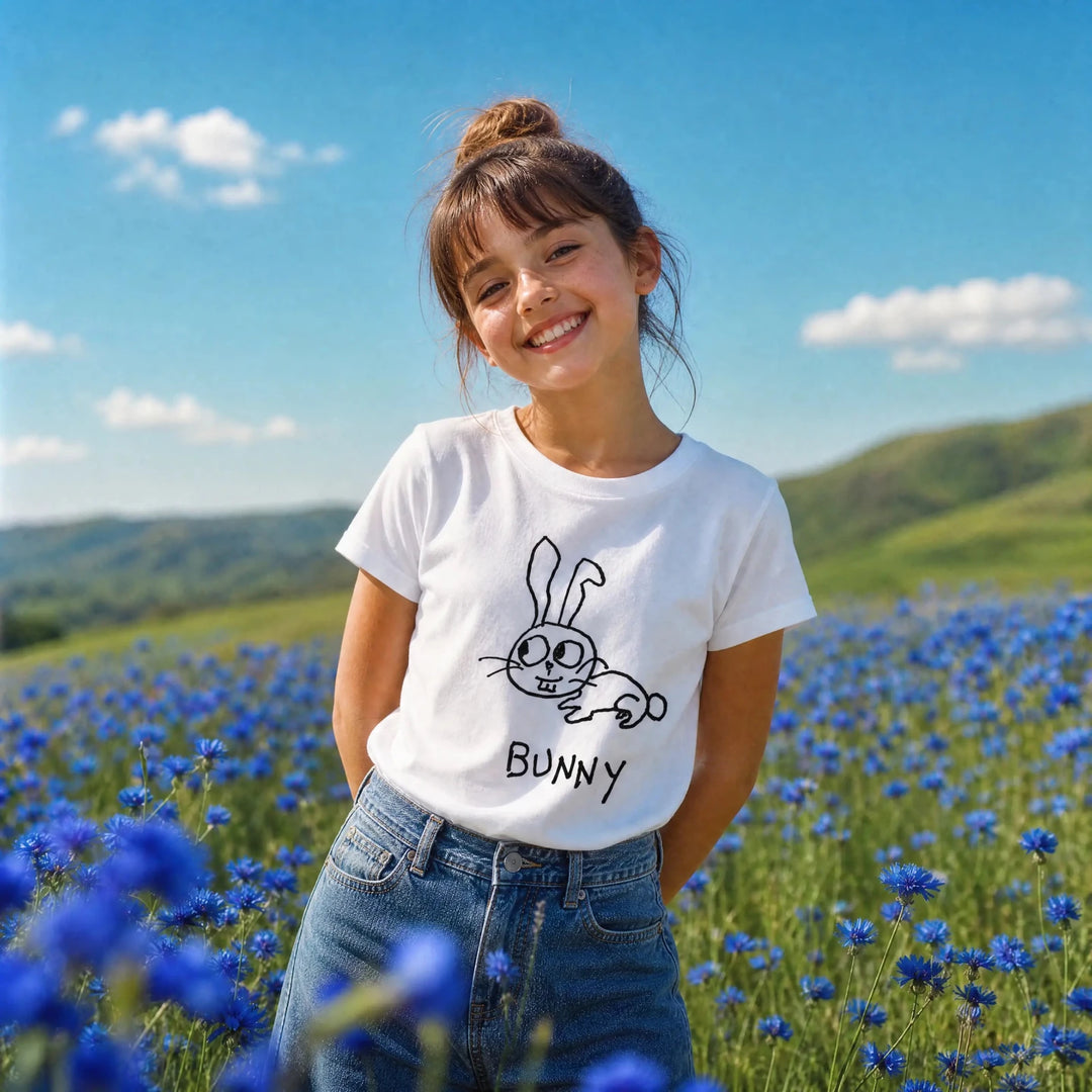 Bunny - Kids Tee - LoFi Animal Shirts