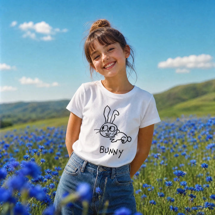 Bunny - Kids Tee - LoFi Animal Shirts