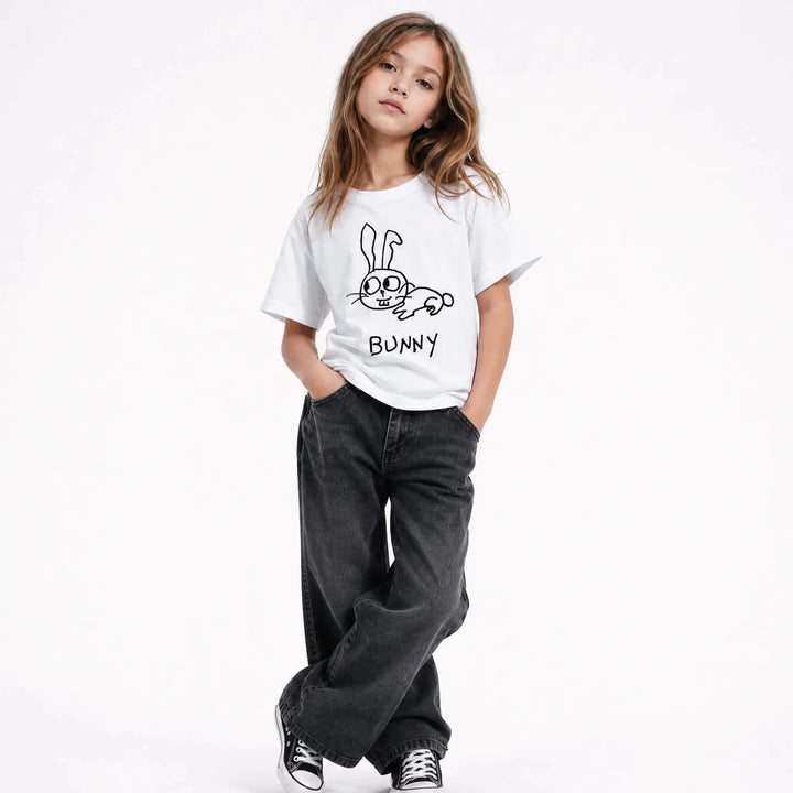 Bunny - Kids Tee - LoFi Animal Shirts