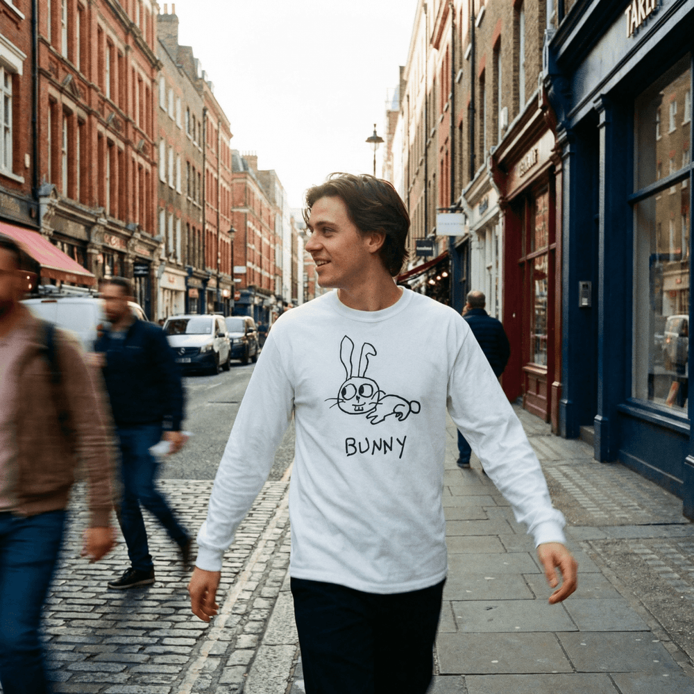 Bunny - Long Sleeve Tee - LoFi Animal Shirts