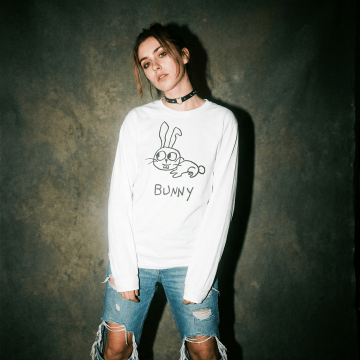 Bunny - Long Sleeve Tee - LoFi Animal Shirts