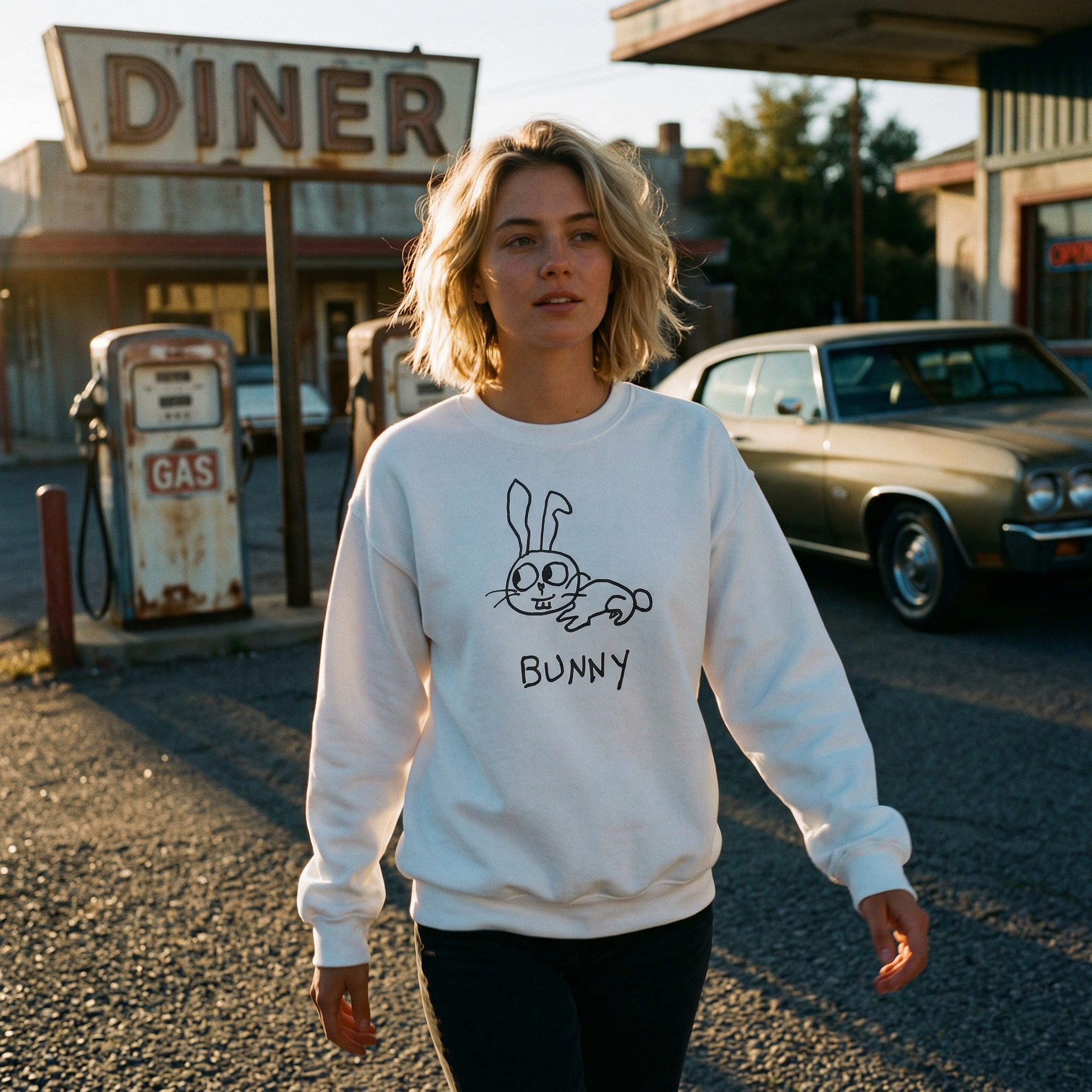 Bunny - Unisex Crewneck Sweatshirt