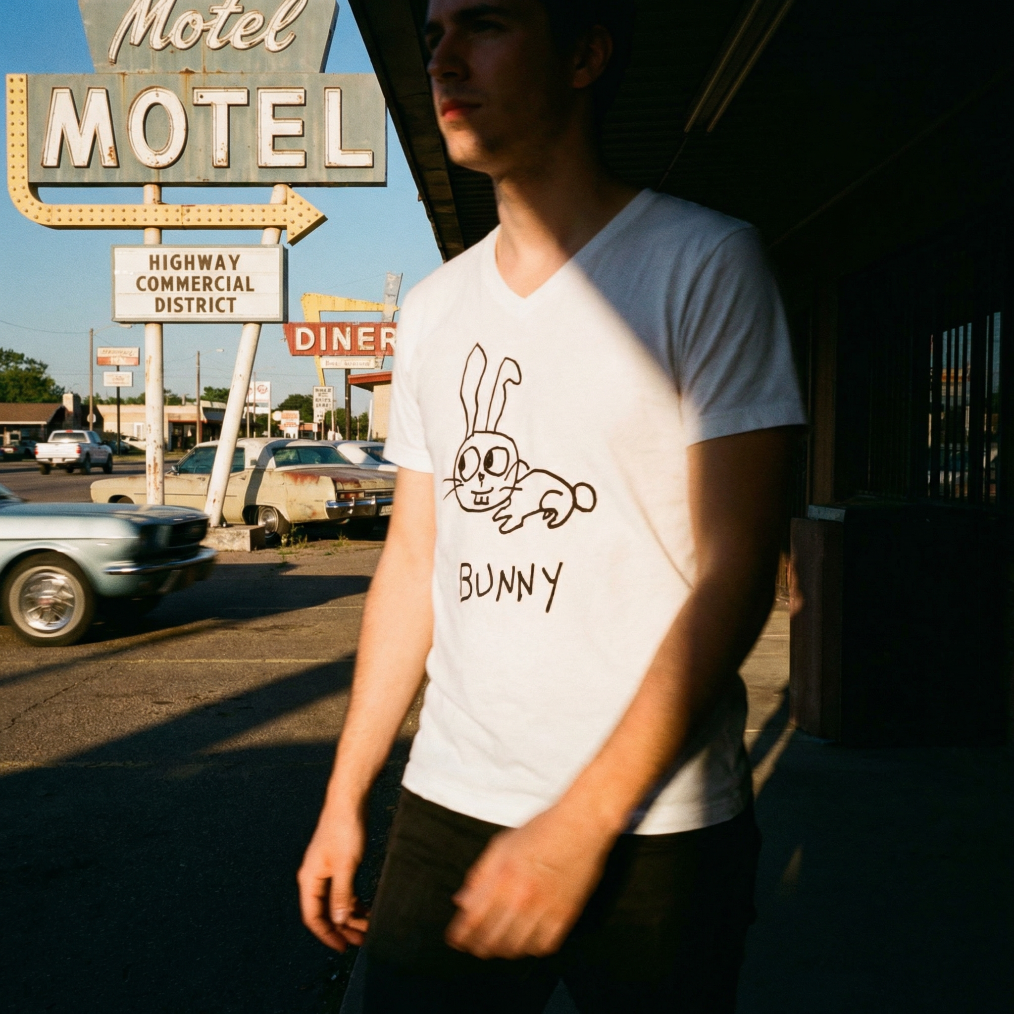 Bunny - Unisex V-neck Tee