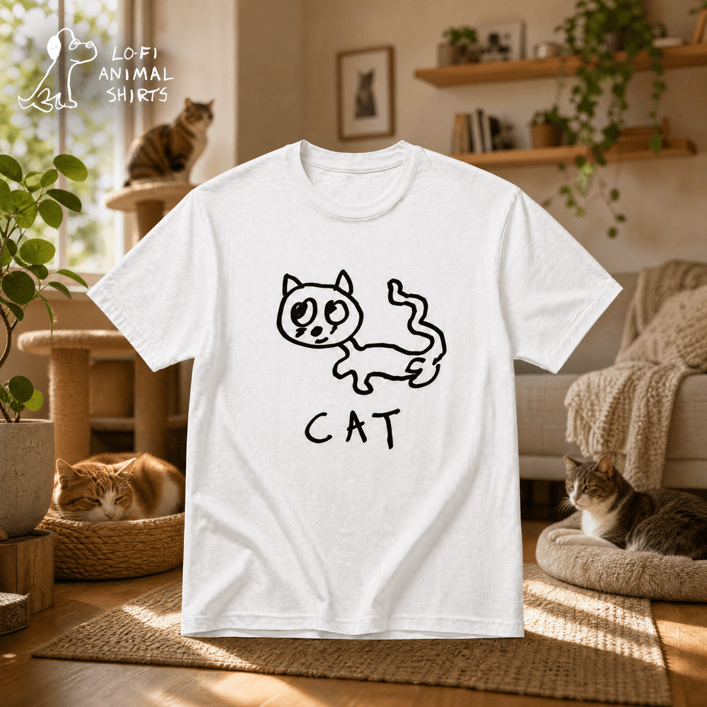 Cat - Classic Tee - LoFi Animal Shirts