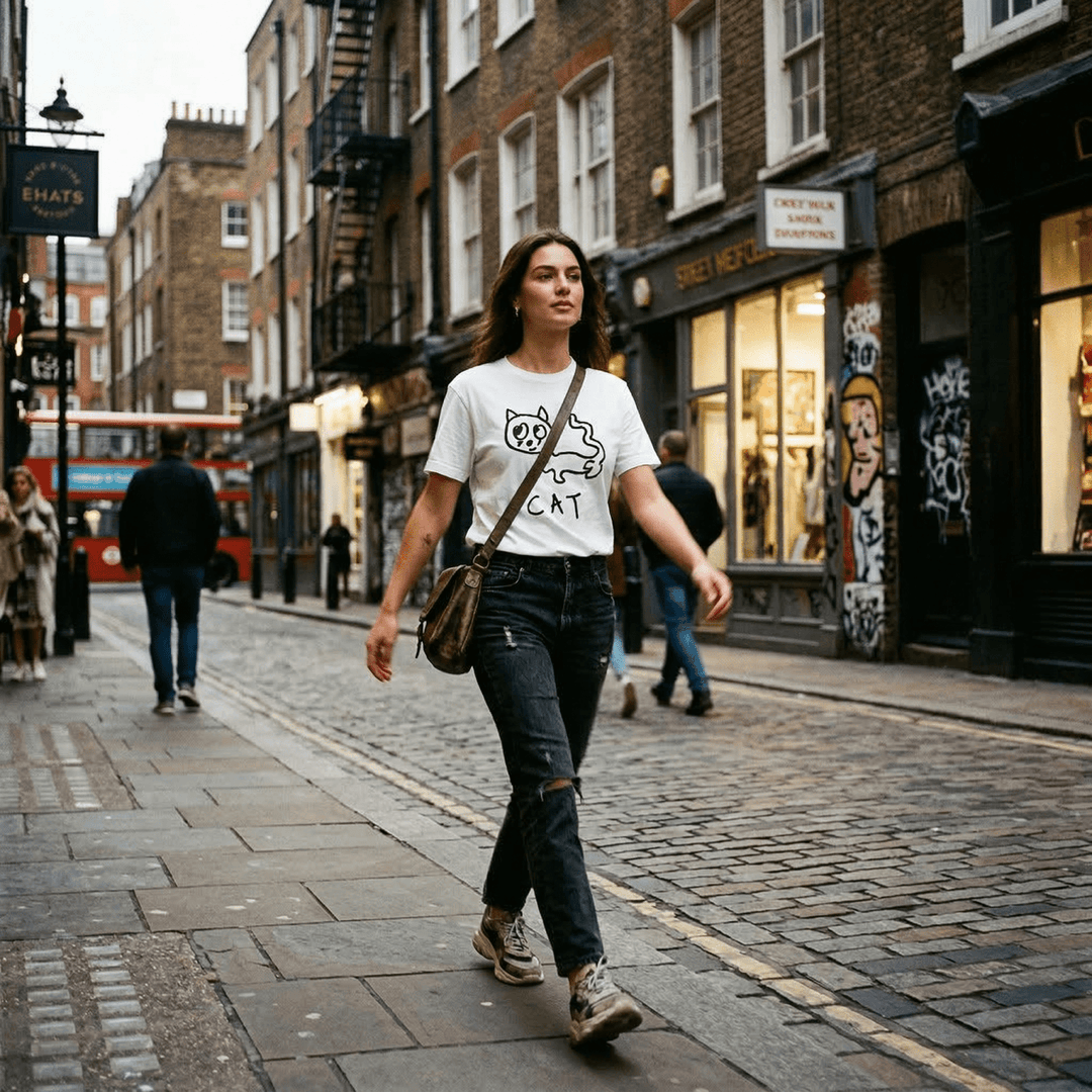 Cat - Classic Tee - LoFi Animal Shirts