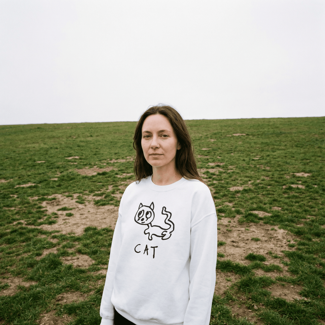 Cat - Crewneck Sweatshirt - LoFi Animal Shirts