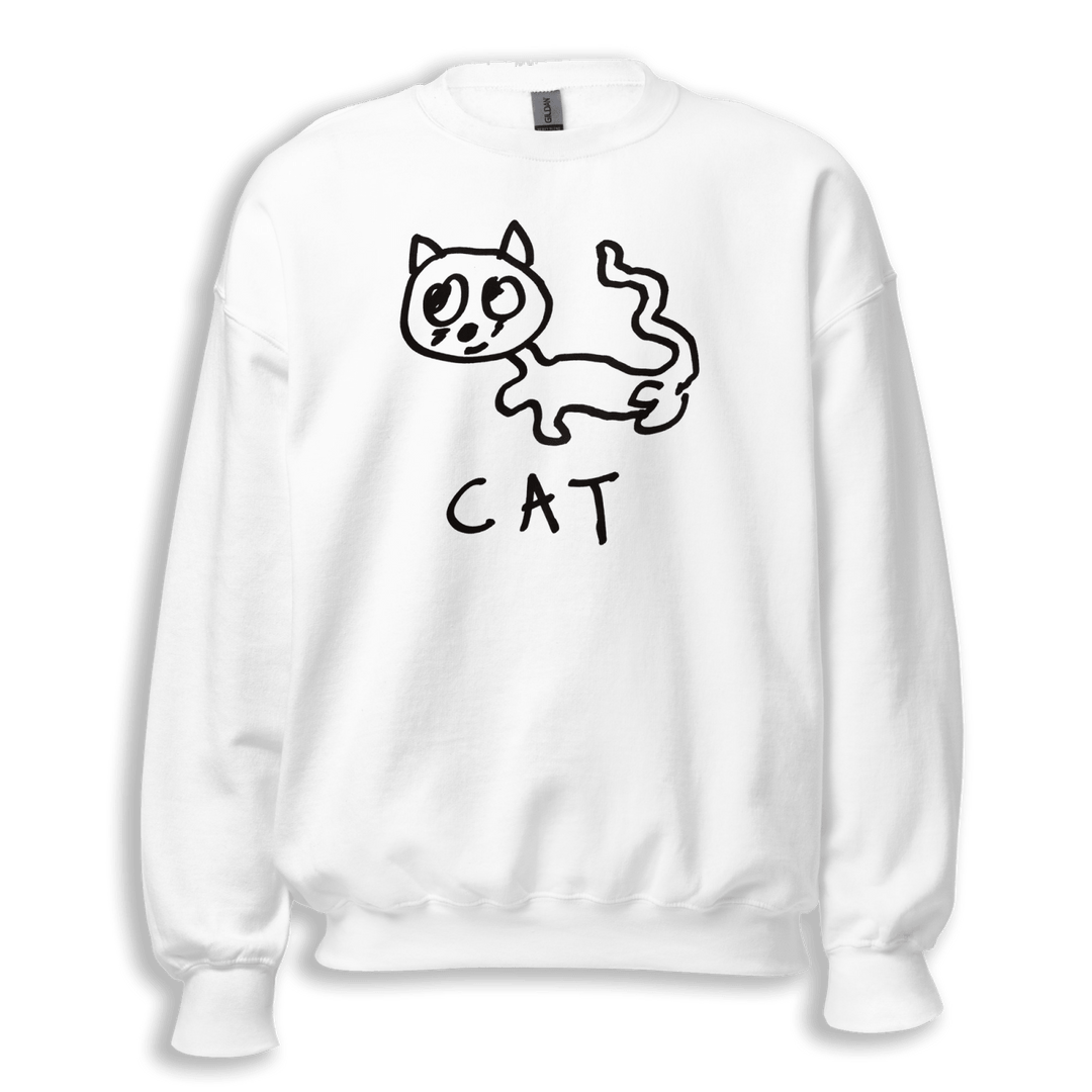 Cat - Crewneck Sweatshirt - LoFi Animal Shirts